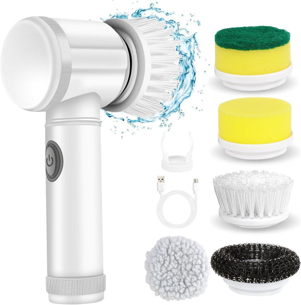 5-in-1 Electric Spins Scrubber - Easy home needs
